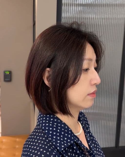 女生中長髮、長瀏海、中性髮