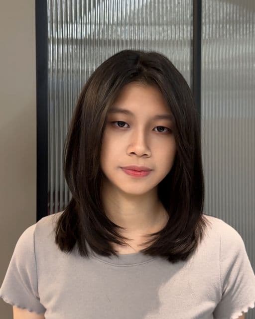 女生長髮、中性頭皮、細軟髮