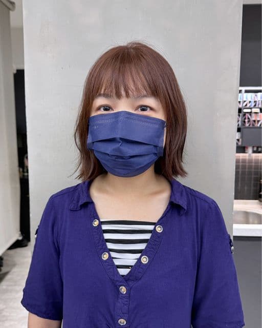女生短髮、短瀏海、女生染髮