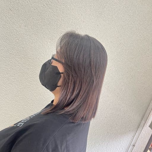 女生中長髮、長瀏海、女生燙髮