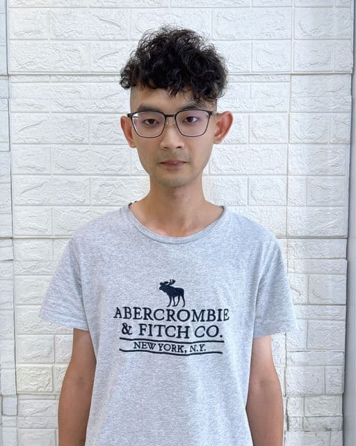 男生短髮、男生燙髮、冷燙