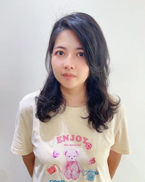 女生長髮、長瀏海、女生燙髮