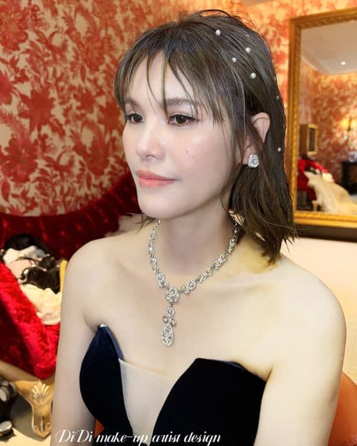 女生短髮、短瀏海、電棒造型