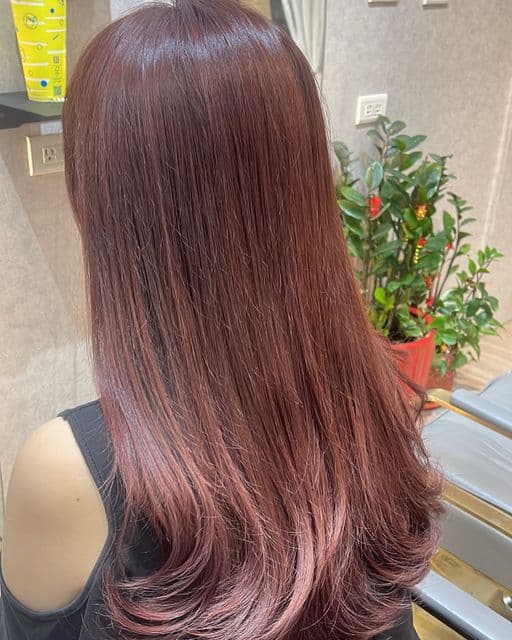 女生長髮、女生染髮、不用漂髮
