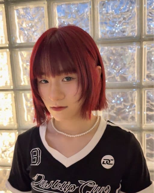 女生短髮、女生染髮、不用漂髮