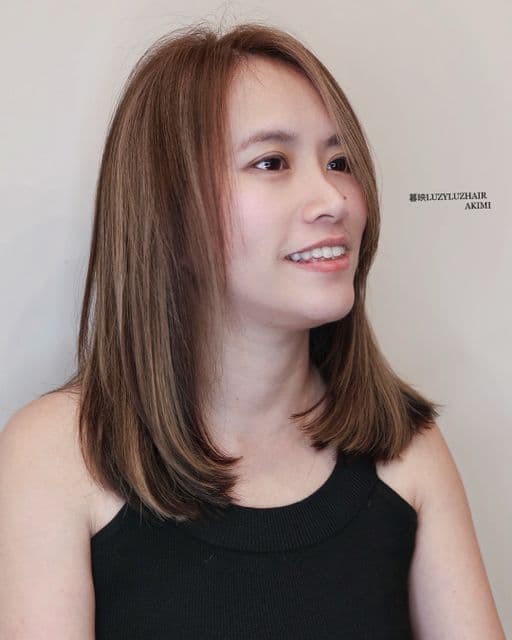 女生長髮、長瀏海、女生染髮