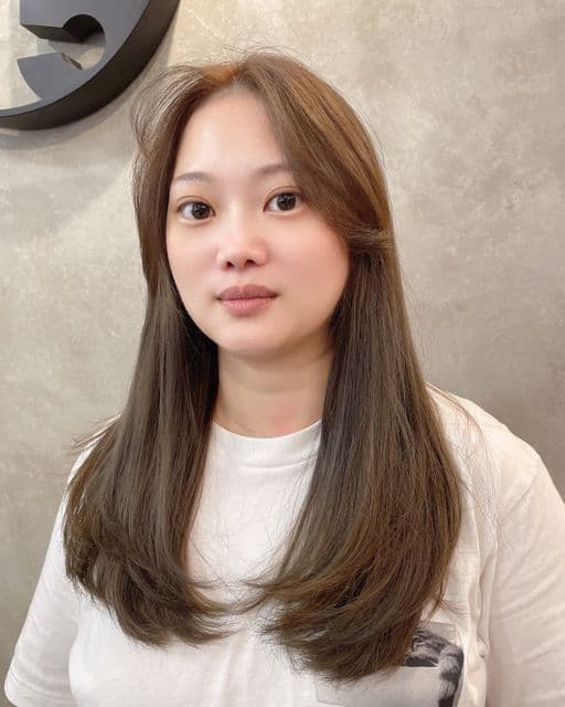 女生長髮、長瀏海、女生染髮