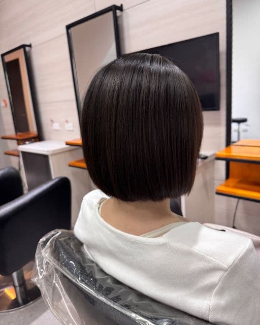 女生中長髮、長瀏海、女生燙髮