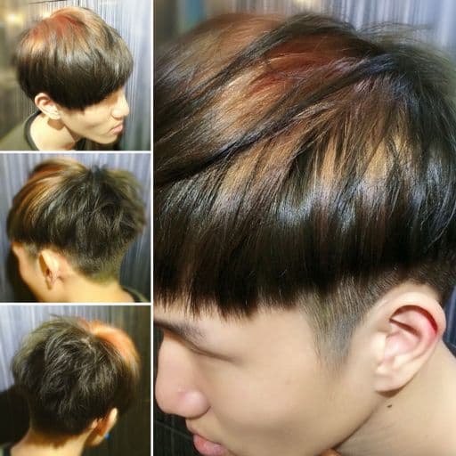 男生短髮、短瀏海、男生染髮