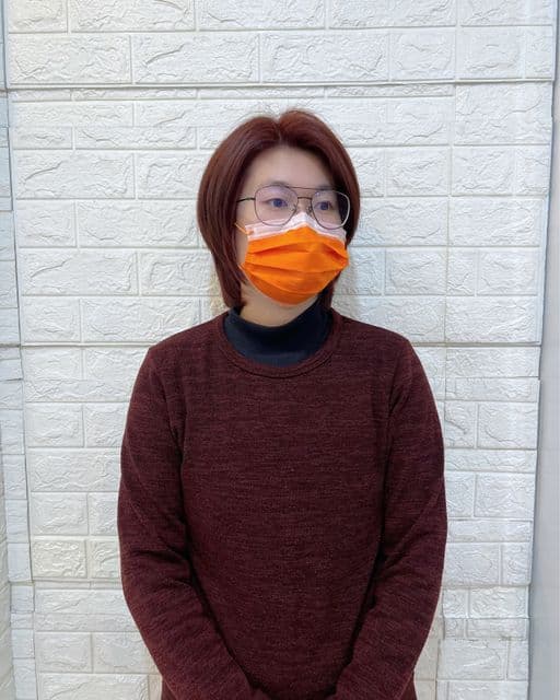 女生短髮、女生染髮、不用漂髮