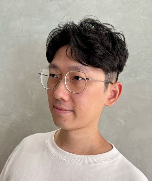 男生短髮、短瀏海、男生燙髮