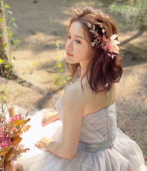 女生中長髮、女生染髮、不用漂髮