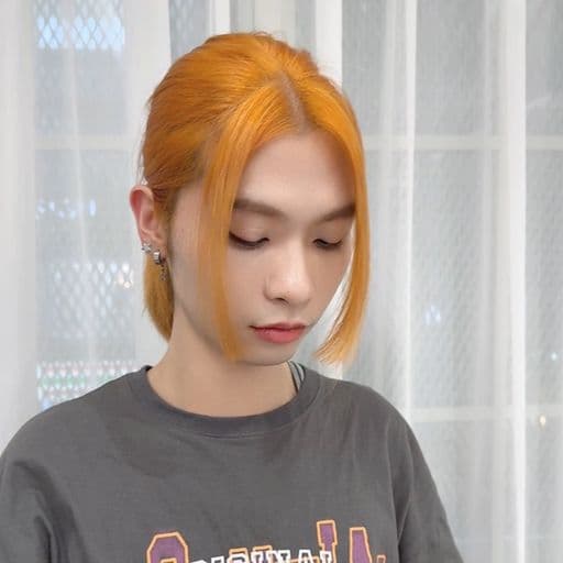 男生中長髮、長瀏海、男生染髮