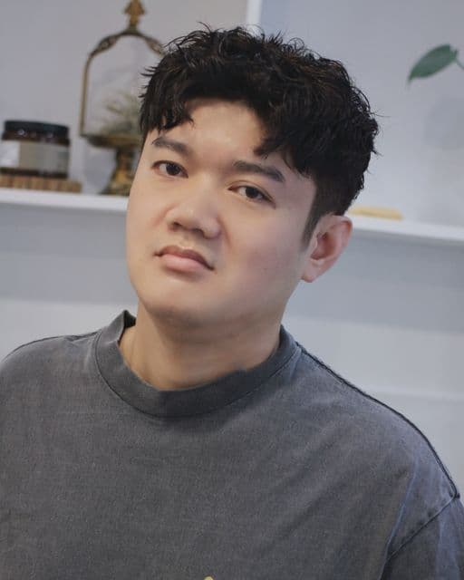 男生短髮、男生燙髮、冷燙