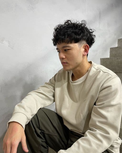 男生短髮、短瀏海、男生燙髮