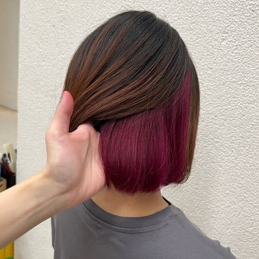 女生短髮、短瀏海、女生染髮