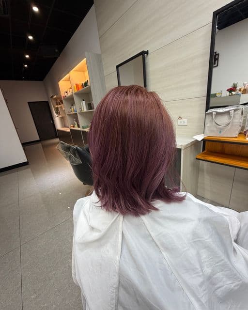 女生長髮、長瀏海、女生染髮