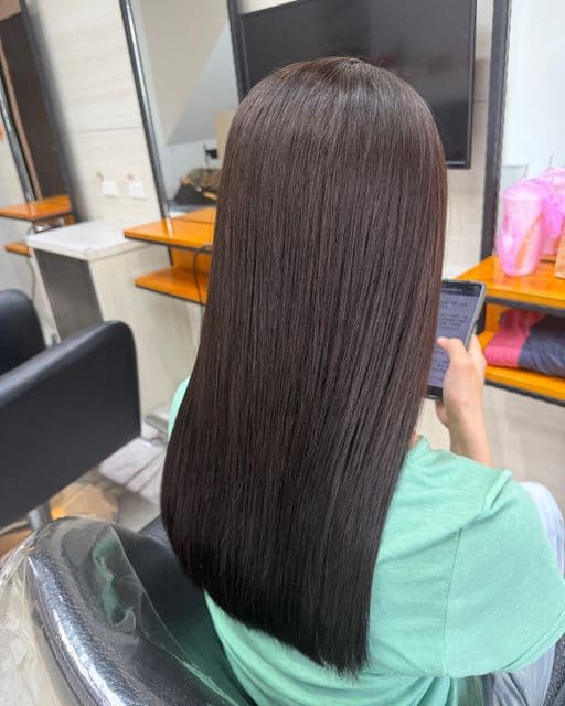 女生長髮、長瀏海、女生染髮