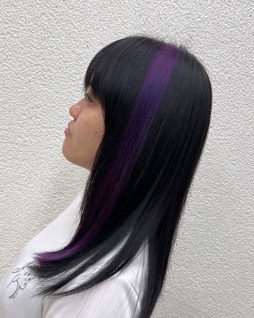 女生長髮、短瀏海、女生染髮