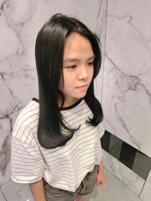 女生長髮、霧面、霧面大地色系