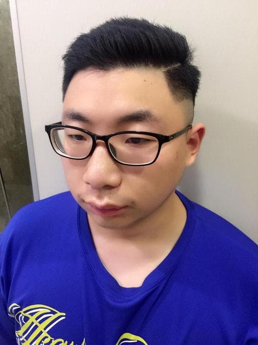 男生短髮、油頭、質感
