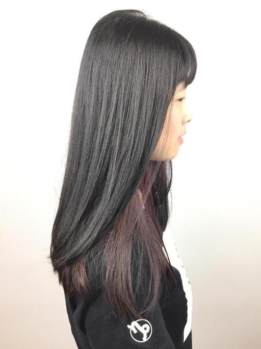女生長髮、特殊色、染髮