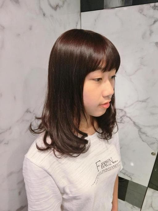 霧面、女生短髮、特殊色