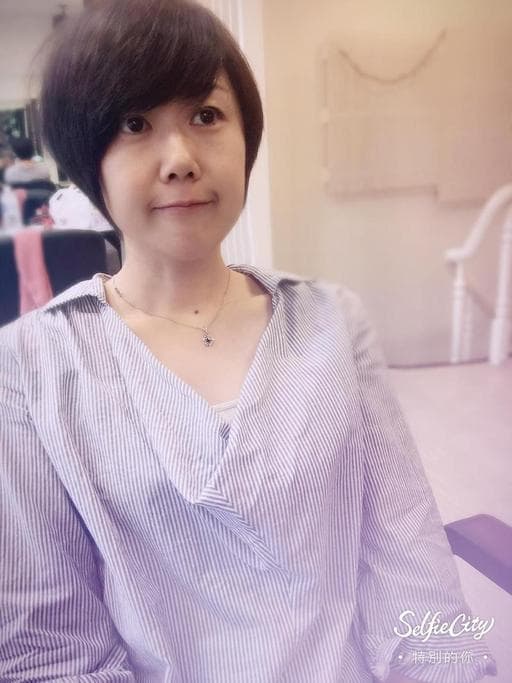 女生短髮、質感、清新中短髮-(耳下肩上)