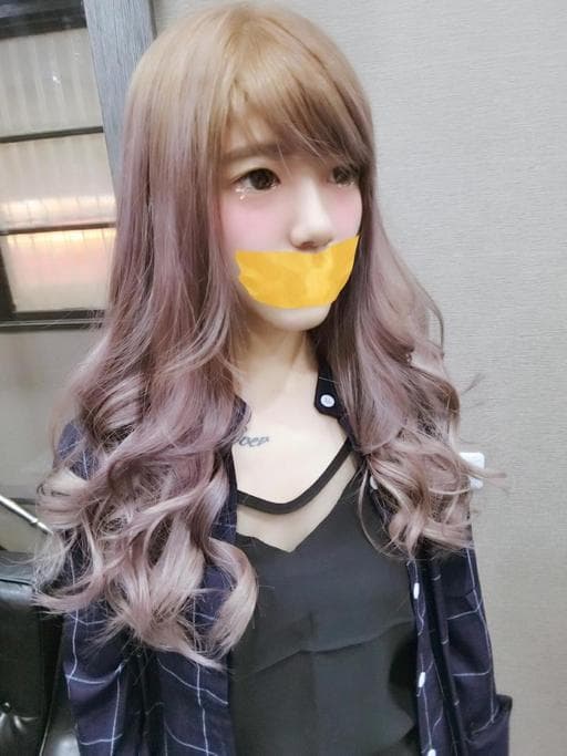 女生長髮、染髮、質感