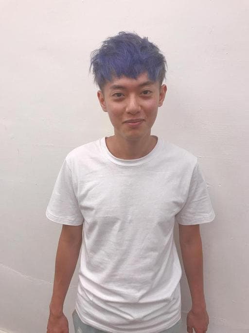 型男必備、男生短髮、特殊色