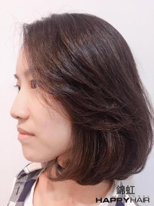 蓬鬆感、女生短髮、質感