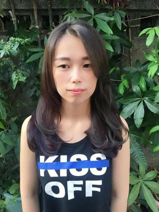 女生染髮、女生長髮、染髮