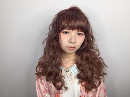 棕色系、女生長髮、染髮