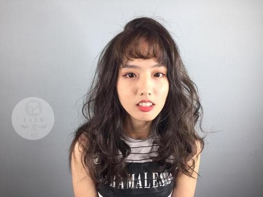 嬉皮卷、棕色系、染髮