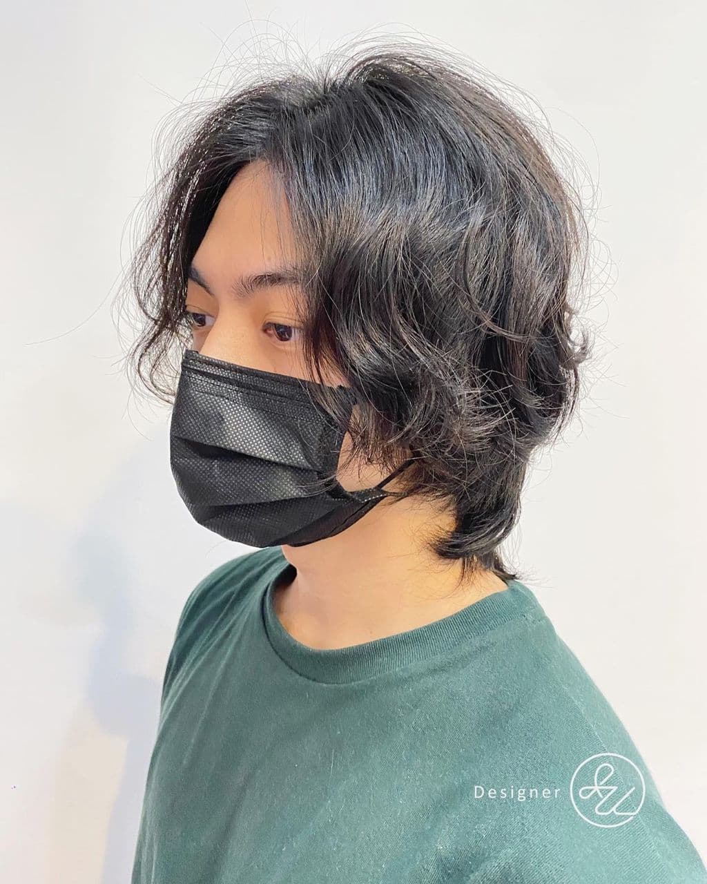 男士中分瀏海