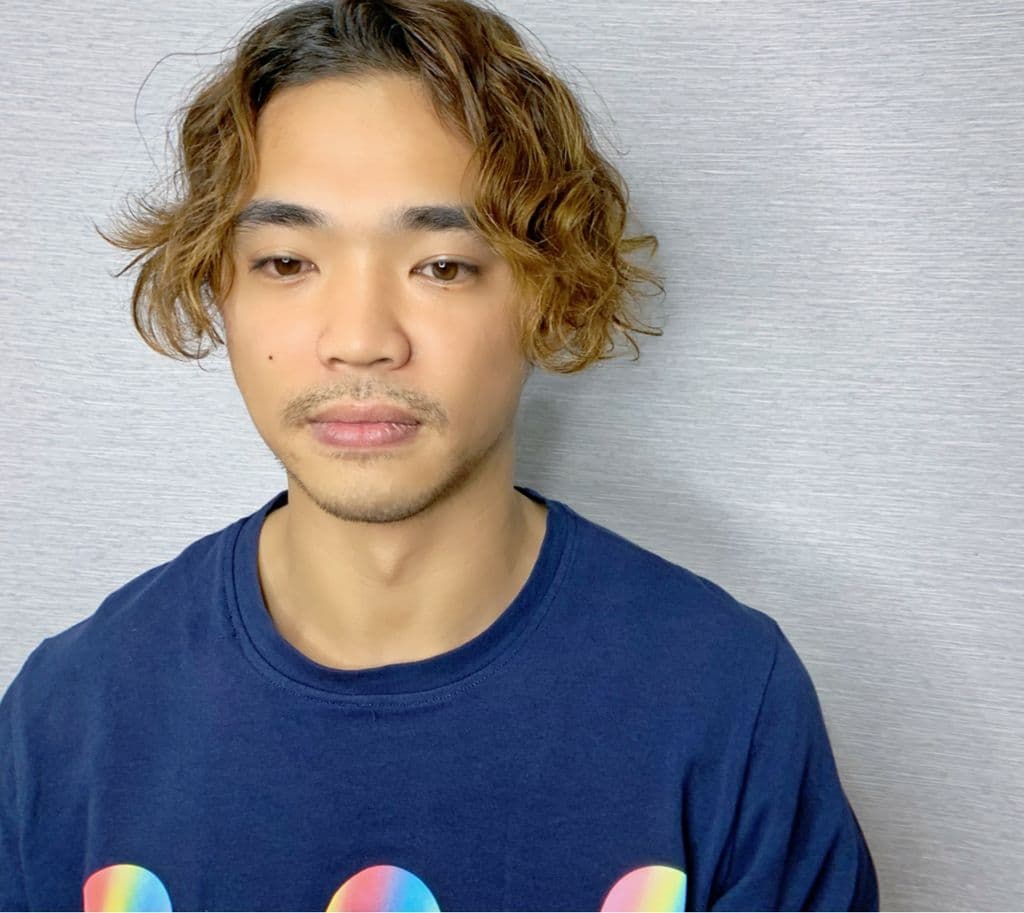男生染燙