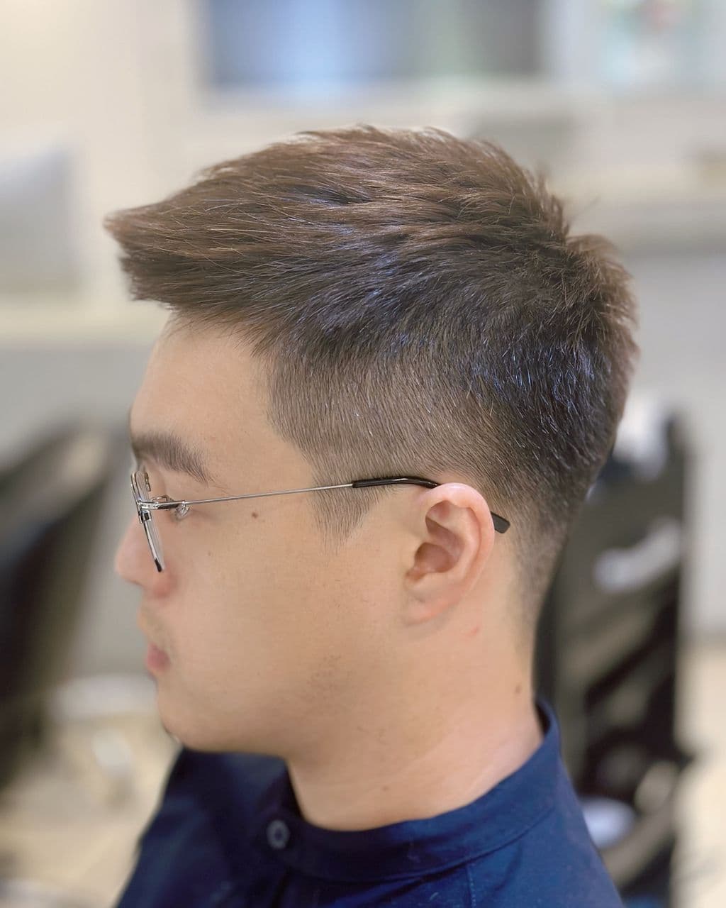 型男漸變短髮