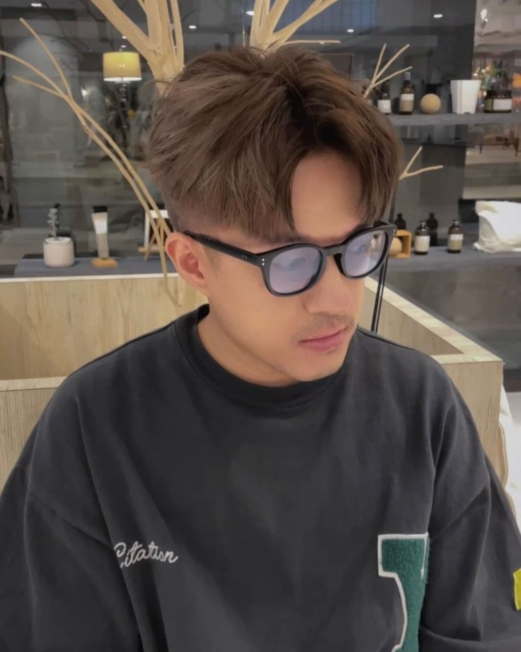 男士中分瀏海