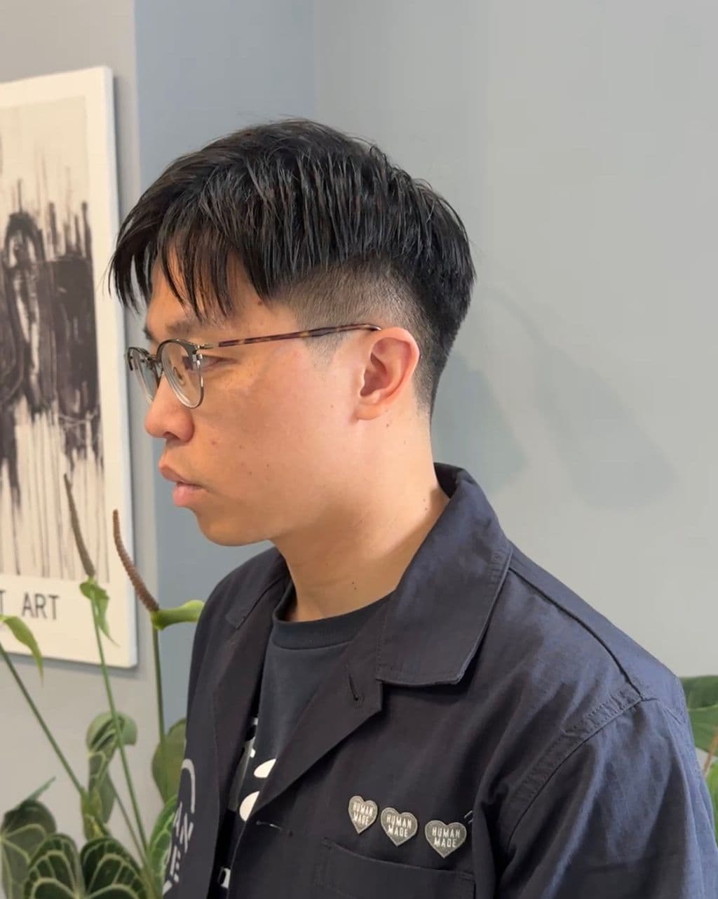 型男漸變短髮