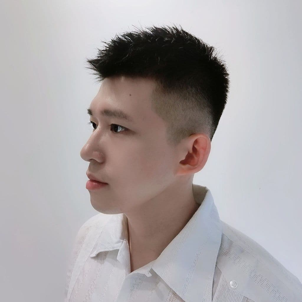 男士漸層推