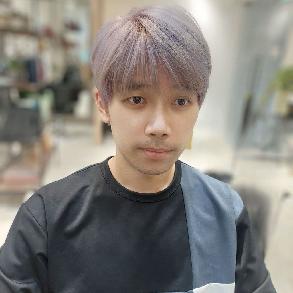 男生染燙