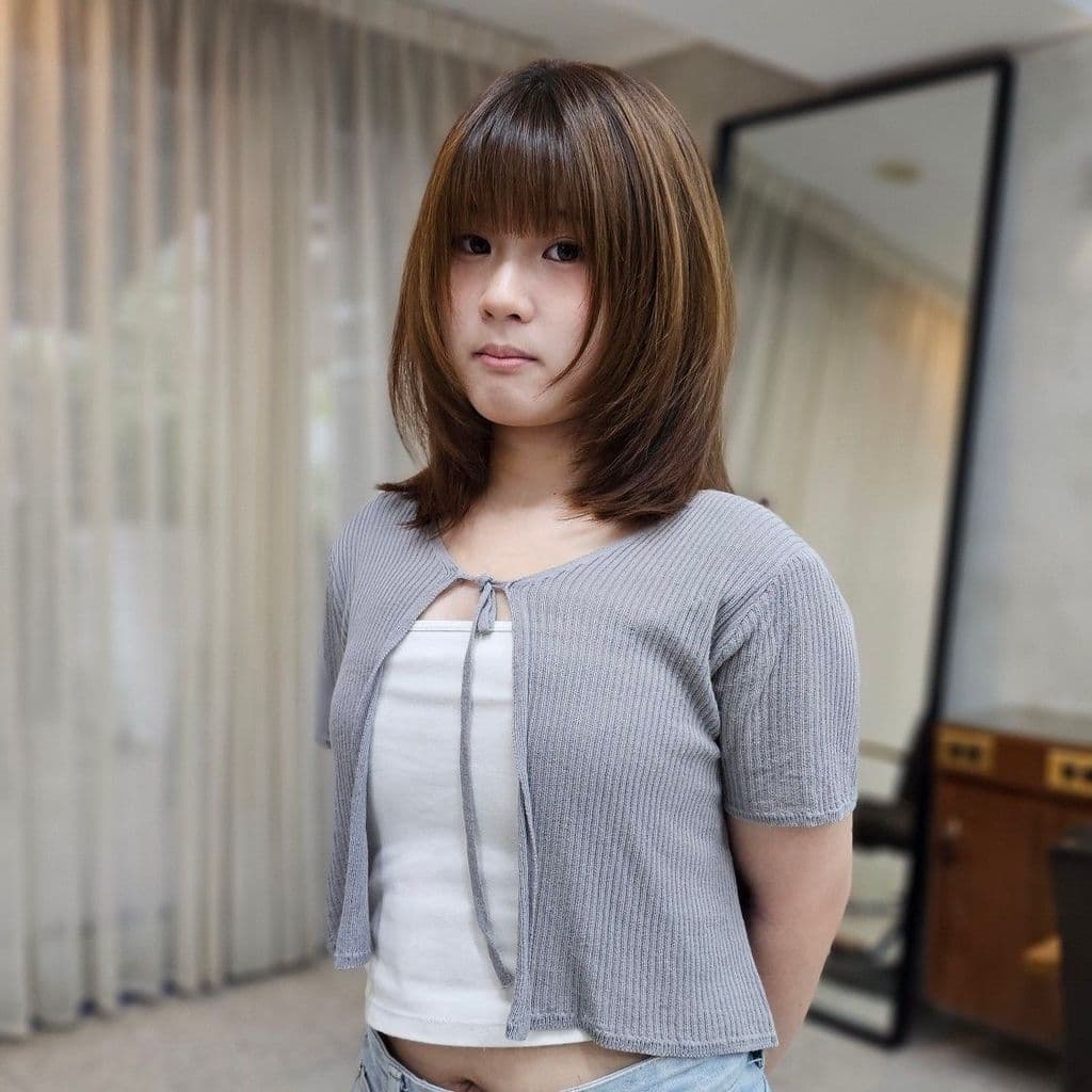 女生染燙