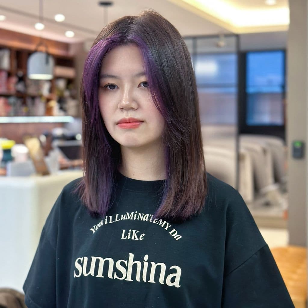 隱藏式挑染