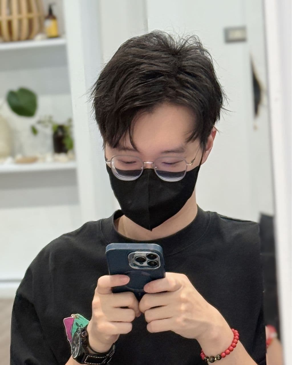 男士逗號瀏海