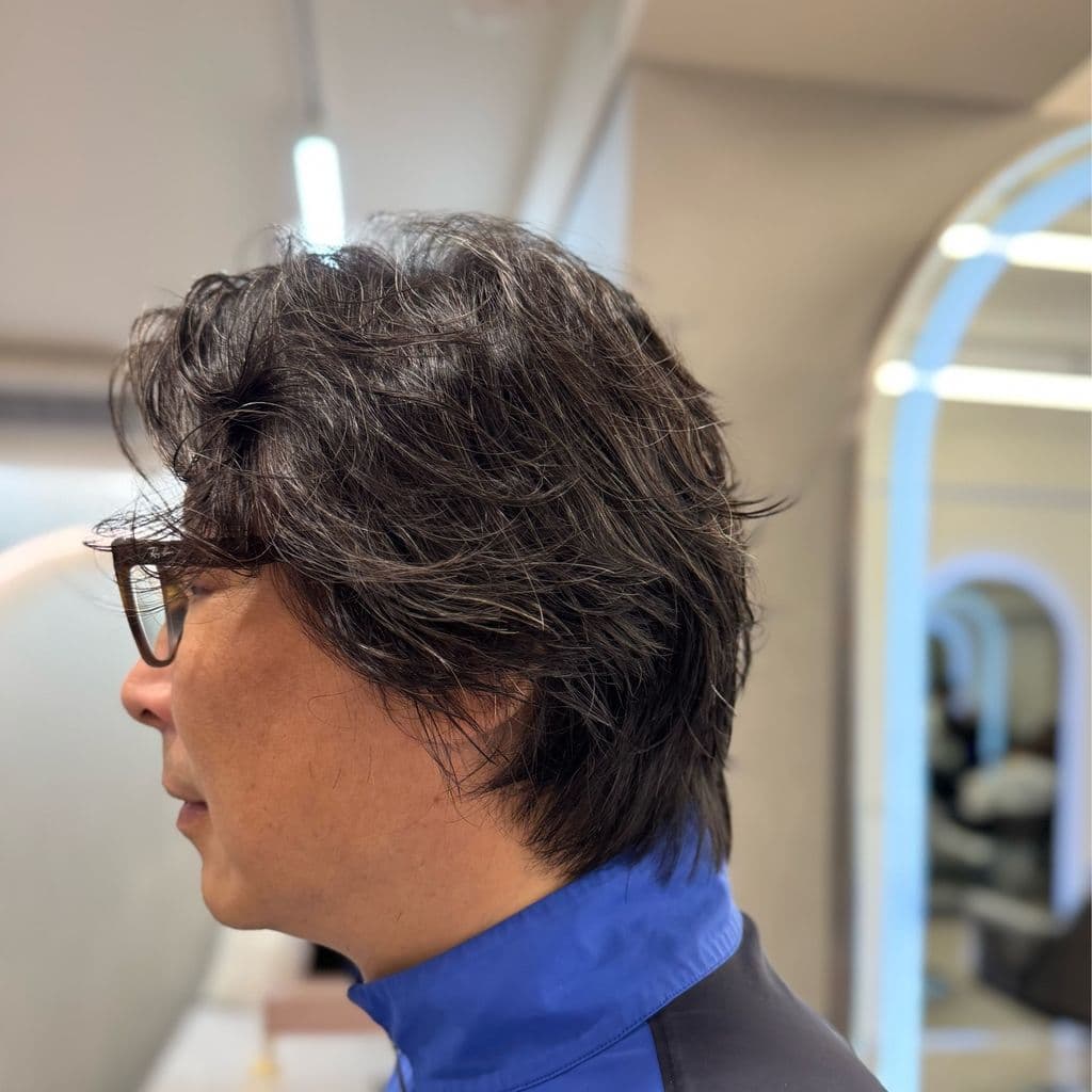 男生燙髮