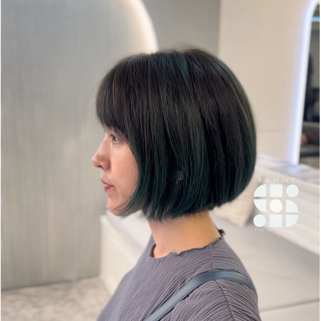 撩耳齊短髮