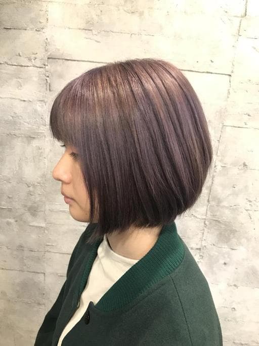 灰紫色、紫外光髮色、蘆洲剪髮