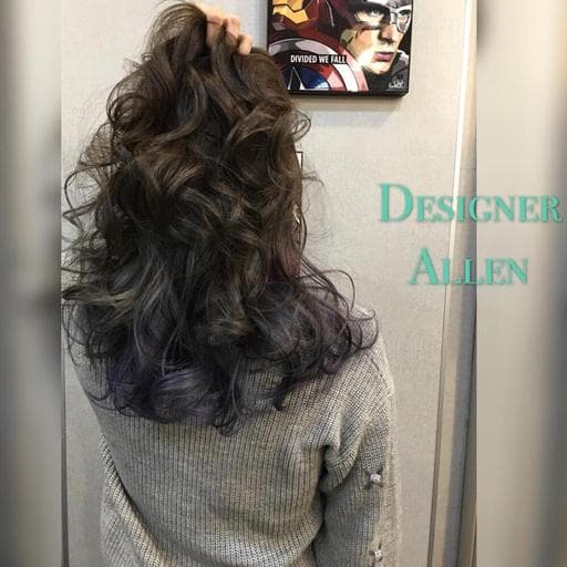 女生染髮、紫色系、灰色系