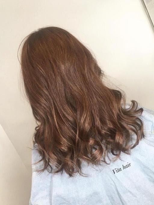 棕色系、女生染髮、台北東區