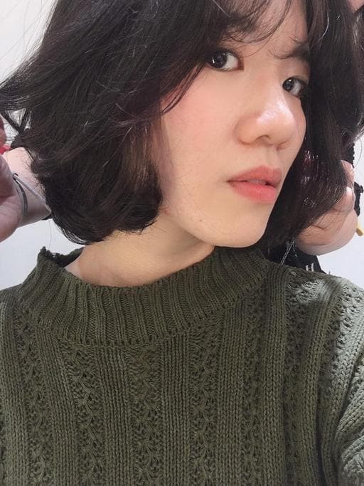 女生短髮、短瀏海、韓系